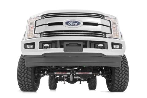 4.5 Inch Suspension Lift Kit w/Front Drive Shaft Vertex 17-19 F-250/350 4WD 4 Inch Axle Diesel Rough Country