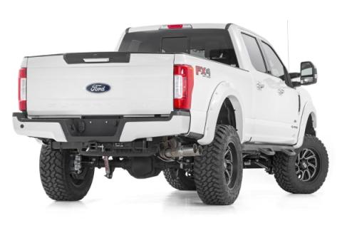 4.5 Inch Suspension Lift Kit w/Front Drive Shaft &amp; V2 Shocks 17-19 F-250/350 4WD Diesel Rough Country