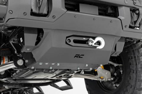 Hidden Winch Mount with 12000S Winch 21-Up Ford Bronco 4WD Rough Country