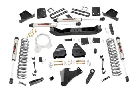 6 Inch Suspension Lift Kit w/V2 Shocks 17-19 F-250/350 4WD Diesel Rough Country