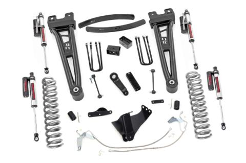 6 Inch Suspension Lift Kit Radius Arms w/Vertex Shocks 08-10 F-250/350 4WD Gas Rough Country