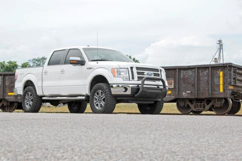 3 Inch Lift Kit N3 Struts Red Ford F-150 4WD (2009-2013) Rough Country