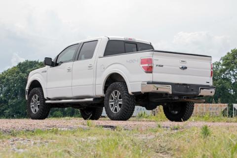 3 Inch Lift Kit N3 Struts Red Ford F-150 4WD (2009-2013) Rough Country