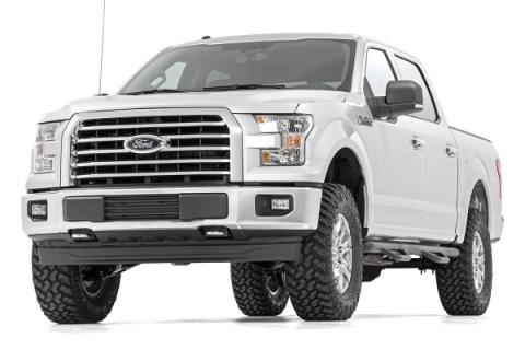 3 Inch Lift Kit M1 Struts Red Ford F-150 4WD (2014-2020) Rough Country