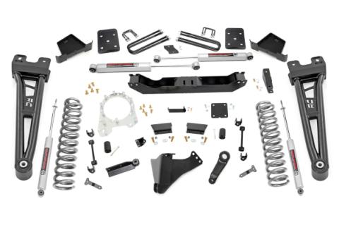 6 Inch Suspension Lift Kit w. Radius Arms 17-19 F-250 4WD w/o Overloads Diesel Rough Country