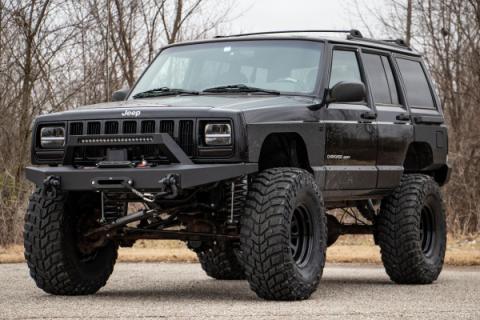 6.5 Inch Jeep Long Arm Suspension Lift System 84-01 XJ Cherokee-2.5L/4.0L/NP242 Rough Country