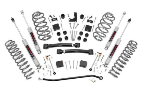 4 Inch Jeep X-Series Suspension Lift Kit 99-04 Grand Cherokee WJ 4WD Rough Country
