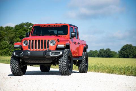 3.5 Inch Lift Kit Springs with V2 Shocks 20-Up Jeep Gladiator JT 4WD Rough Country