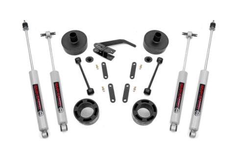2.5 Inch Jeep Premium Suspension Lift Kit 07-18 Wrangler JK Rough Country