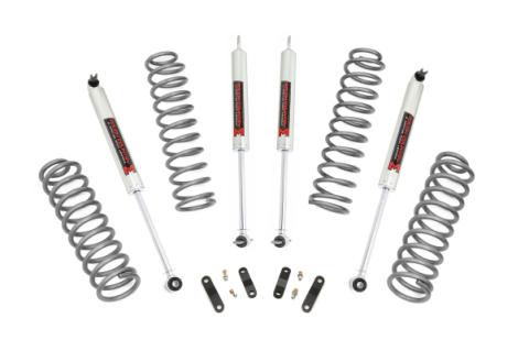2.5 Inch Lift Kit Coils M1 Jeep Wrangler JK 4WD (2007-2018) Rough Country