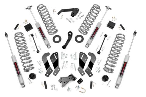 3.5 Inch Jeep Suspension Lift Kit Control Arm Drop 07-18 Wrangler JK Rough Country