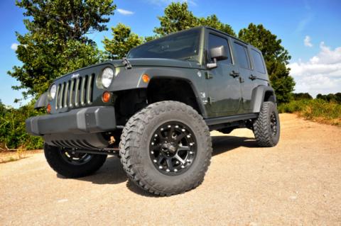 3.5 Inch Jeep Suspension Lift Kit Control Arm Drop 07-18 Wrangler JK Unlimited Rough Country