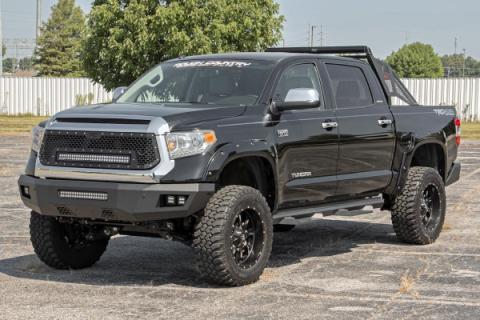 Toyota Mesh Grille w/30 Inch Dual Row Black Series LED 14-17 Tundra Rough Country