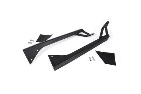 Jeep 50 Inch Straight LED Light Bar Upper Windshield Mounts 87-95 YJ Rough Country