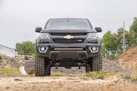 30 Inch Single Row LED Hidden Bumper Mounts 15-22 Colorado/Canyon Rough Country