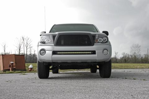 Toyota 30 Inch LED Hidden Bumper Mounts 05-15 Tacoma Rough Country