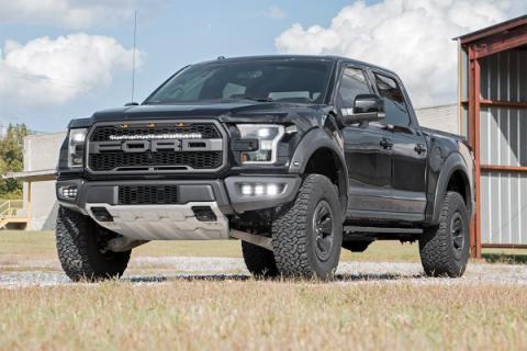 Ford 30 Inch LED Hidden Grille Kit w/Black Series DRL 17-20 Ford F-150 Raptor Rough Country