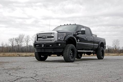 Ford F-250/F-350 30 Inch Black Series Cree LED Grille Kit Single For 11-16 Ford F-250/F-350 Rough Country