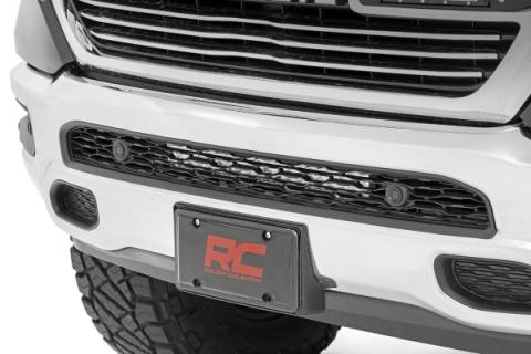 Dodge 20 Inch LED Bumper Kit Black Series w/Amber White DRL 19-20 RAM 1500 Rough Country