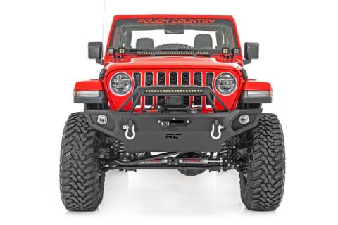Jeep Quad LED Light Pod Kit -Black Series 18-20 JL 20-Up Gladiator Rough Country