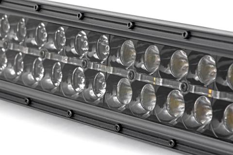 20 Inch CREE LED Light Bar Dual Row Black Series w/Cool White DRL Rough Country