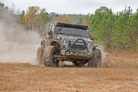 20 Inch CREE LED Light Bar Dual Row Black Series w/Cool White DRL Rough Country