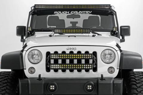 20 Inch CREE LED Light Bar Dual Row Black Series Rough Country