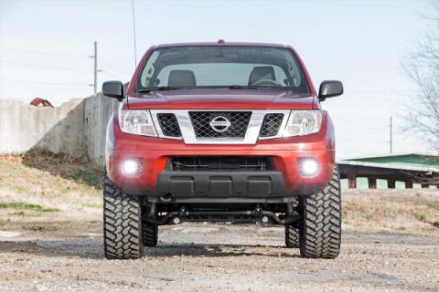 Nissan LED Fog Light Kit Black Series 05-19 Frontier Rough Country