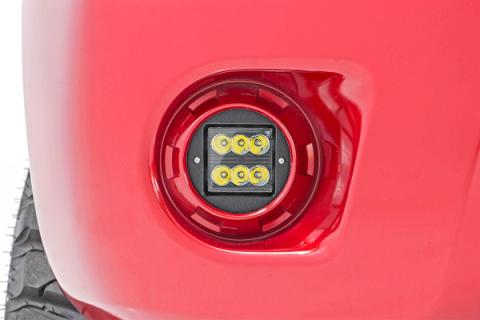 Nissan LED Fog Light Kit Black Series 05-19 Frontier Rough Country
