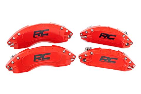 Caliper Cover Red Electric Parking Brakes 18-Up Ford Expedition F-150 Rough Country