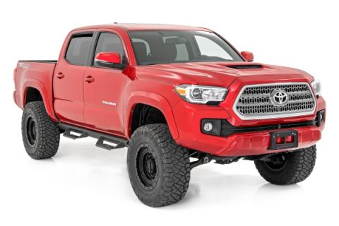 3.5 Inch Lift Kit Red UCA M1 Struts w/ Rear Leaf Springs Toyota Tacoma 2WD/4WD (2005-2023) Rough Country