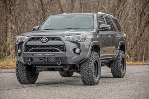 3 Inch Lift Kit Upper Control Arms RR Coils M1 Struts Red Toyota 4Runner (10-24) Rough Country