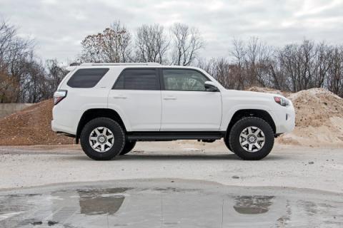 3 Inch Lift Kit Upper Control Arms RR Coils Vertex Red Toyota 4Runner (10-24) Rough Country