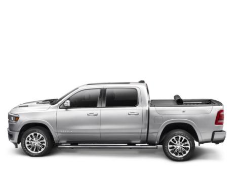 Revolver X4s Hard Rolling Truck Bed Cover 2019-2026 (New Body Style) Ram 5 Foot 7 Inch Bed with RamBox with or without Multifunction Tailgate BAK