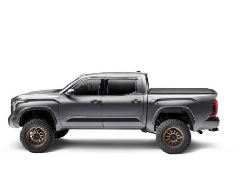 Revolver X4ts Hard Rolling Truck Bed Cover 2007-2021 Toyota Tundra 5 Foot 6 Inch Bed with Deck Rail System without Trail Special Edition Storage Boxes BAK