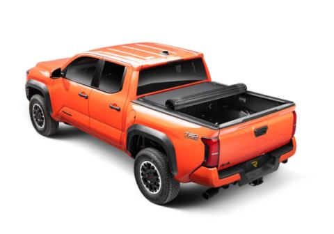 Revolver X4ts Hard Rolling Truck Bed Cover 2016-2023 Toyota Tacoma 5 Foot Bed with Deck Rail System BAK