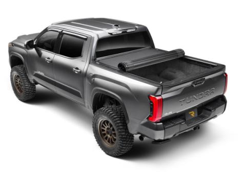 Revolver X4ts Hard Rolling Truck Bed Cover 2022-2026 Toyota Tundra 5 Foot 7 Inch Bed with or without Deck Rail System without Trail Special Edition Storage Boxes BAK