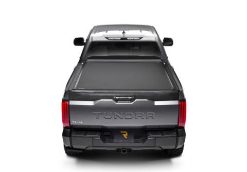 Revolver X4ts Hard Rolling Truck Bed Cover 2022-2026 Toyota Tundra 5 Foot 7 Inch Bed with or without Deck Rail System without Trail Special Edition Storage Boxes BAK