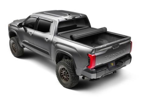 Revolver X4s Hard Rolling Truck Bed Cover 2022-2026 Toyota Tundra 5 Foot 7 Inch Bed with or without Deck Rail System without Trail Special Edition Storage Boxes BAK