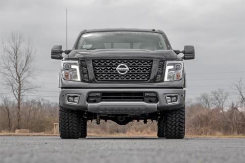 3 Inch Nissan Bolt-On Lift Kit Strut Spacers 04-20 Titan 2WD/4WD Rough Country
