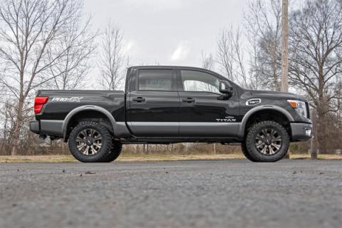 3 Inch Nissan Bolt-On Lift Kit Lifted Struts &amp; N3 Shocks 04-20 Titan 2WD/4WD Rough Country