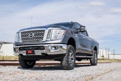 3 Inch Nissan Bolt-On Lift Kit 16-20 Titan XD 2WD/4WD Rough Country