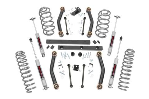 4 Inch Jeep Suspension Lift Kit 97-02 4WD Jeep Wrangler TJ Rough Country