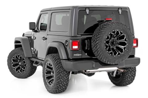 Jeep Contoured Drop Steps 18-20 Wrangler JL 2 Door Rough Country