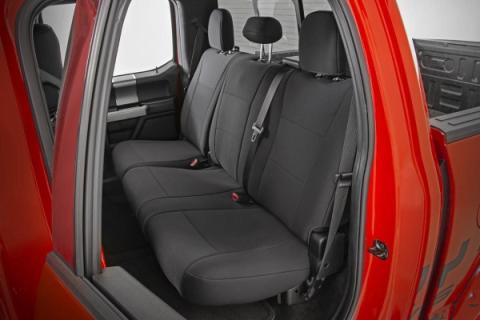 Seat Covers Rear Bench Seat Ford F-150 (15-21)/Super Duty (17-23) Rough Country