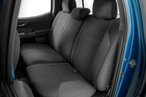 Tacoma Neoprene Front and Rear Seat Covers For 16-Pres Toyota Tacoma Crew Cab Rough Country