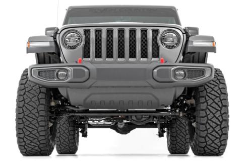 3.5 Inch Lift Kit Adj Lower FR D/S Rubicon Jeep Wrangler Unlimited 4WD (24-26) Rough Country