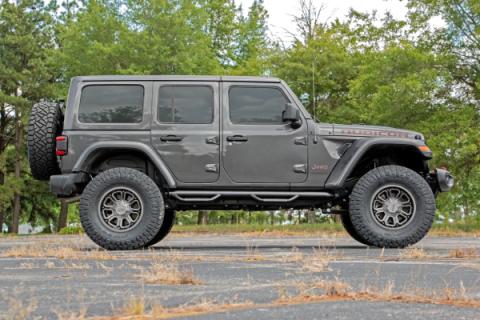 3.5 Inch Lift Kit Adj Lower FR D/S Rubicon Jeep Wrangler Unlimited 4WD (24-26) Rough Country