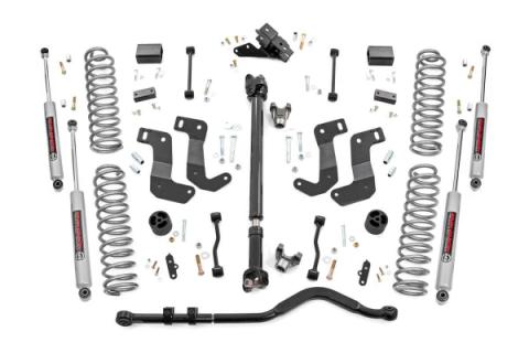 3.5 Inch Lift Kit C/A Drop FR D/S Non-Rubicon Jeep Wrangler Unlimited 4WD (24-26) Rough Country