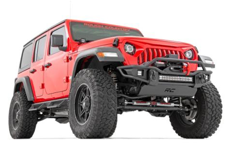3.5 Inch Lift Kit C/A Drop FR D/S Non-Rubicon Jeep Wrangler Unlimited 4WD (24-26) Rough Country